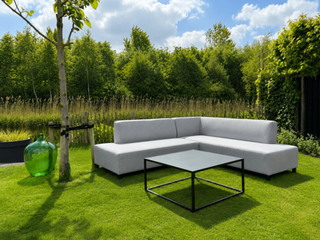 Tuinhoekbank allweather, Umbria , lighy grey, bouwjaar 2026